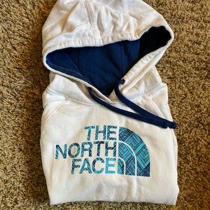 Womens small white NorthFace hoodie